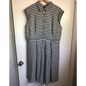 Black and White Checkered Dress